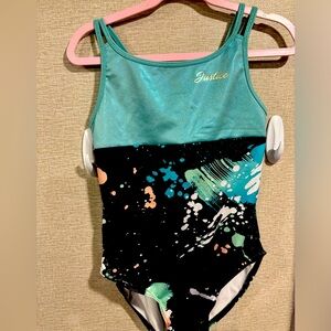 Girls leotard and matching shorts